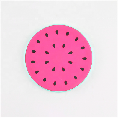 The popular watermelon shape colorful cute travel mobile charger custom logo design newest powerful Wireless Charger